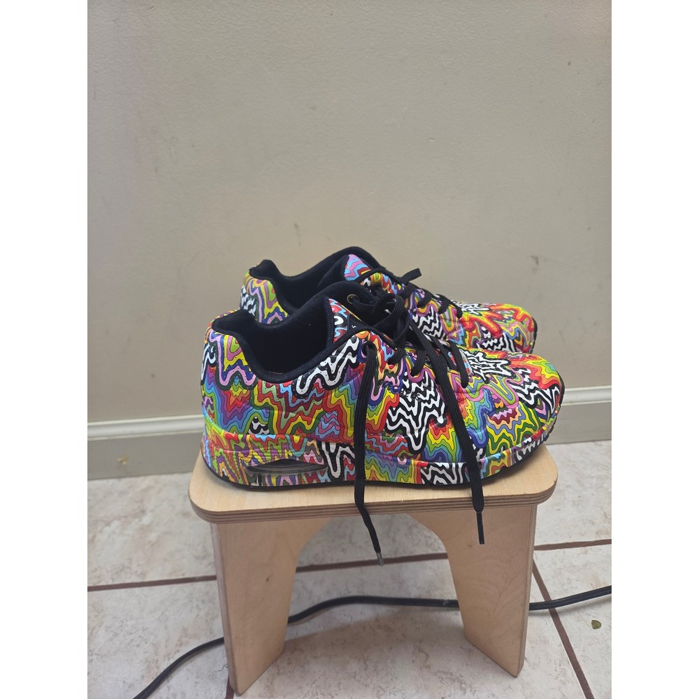 Skechers x Jen Stark Uno Multicolor Drip Sneakers Womens 6 177960 MLT
